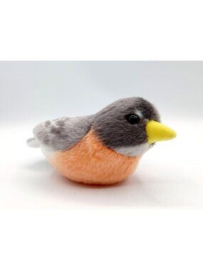 Wild Republic Audubon Bird American Robin Plush Realistic Sound works